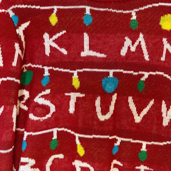 Stranger Things Light-Up Sweater Netflix Official Merchandise Small - Picture 2 of 9